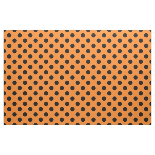Schwarzer Polka-Dot Stoff (Yard (91,4 cm))