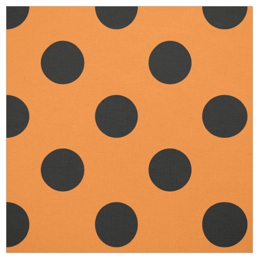 Schwarzer Polka-Dot Stoff (Muster)