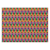 Schwarzer Polpunkt gemustert Tischdecke (Vorderseite (Horizontal))