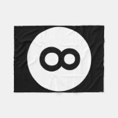 Schwarzer Pool wird Zahl acht Billard Snooker acht Fleecedecke (Vorderseite (Horizontal))