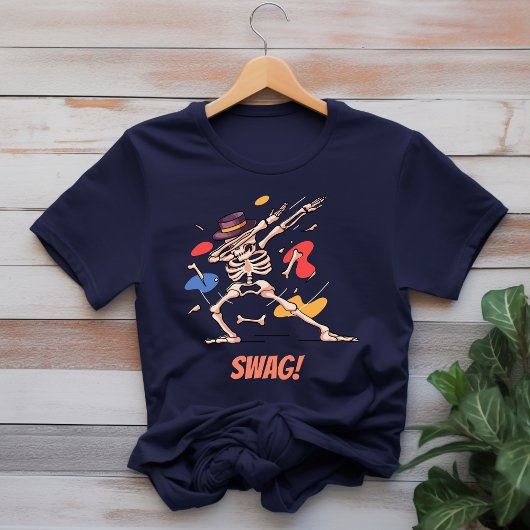 Schwarzer Pose T - Shirt