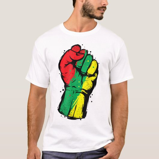 Schwarzer Power Monat Schwarzer Geschichtsmonat Fr T-Shirt (Vorderseite)