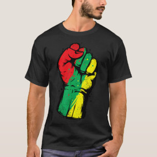 Schwarzer Power Monat Schwarzer Geschichtsmonat Fr T-Shirt