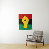 Schwarzer Power Pan Afrikanische Flagge Wandteppich (Beispiel)