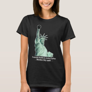 Schwarzer Power Salute Mexiko Stadt 1968 T-Shirt