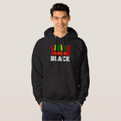 Schwarzer Power-Schwarzkopf Hoodie (Vorne ganz)
