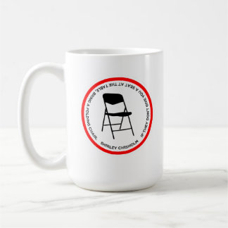 Schwarzer Power SHIRLEY CHISHOLM am Tisch Kaffeetasse