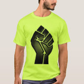 Schwarzer Power T-Shirt (Vorderseite)