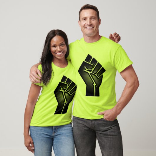 Schwarzer Power T-Shirt (Unisex)