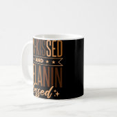 Schwarzer Pride Melanin Schwarze Geschichte Junete Kaffeetasse (Vorderseite Links)