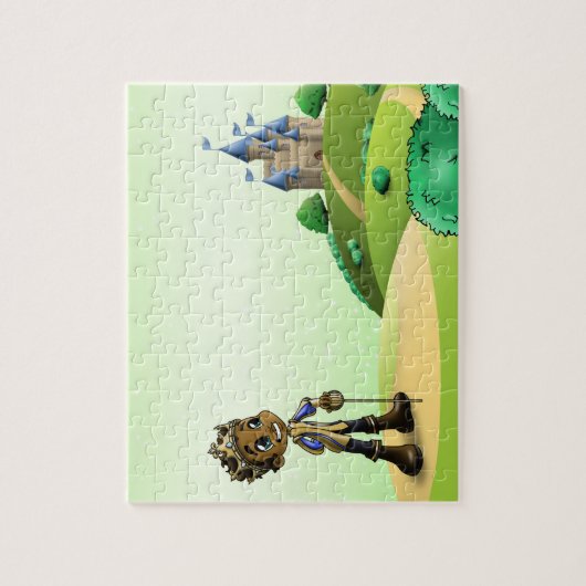 Schwarzer Prinz Puzzle (Vertikal)