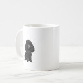 Schwarzer Pudel (#3) Kaffeetasse (Vorderseite Links)