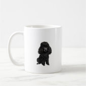 Schwarzer Pudel (#3) Kaffeetasse (Links)