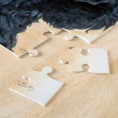 Schwarzer Pudel Puzzle (Seite)