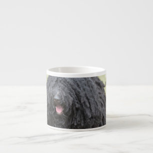 Schwarzer Puli Hund Espressotasse