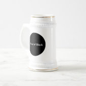Schwarzer Punkt Bierglas (Vorderseite Links)