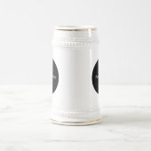 Schwarzer Punkt Bierglas (Mittel)