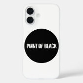 Schwarzer Punkt Case-Mate iPhone Hülle (Rückseite)