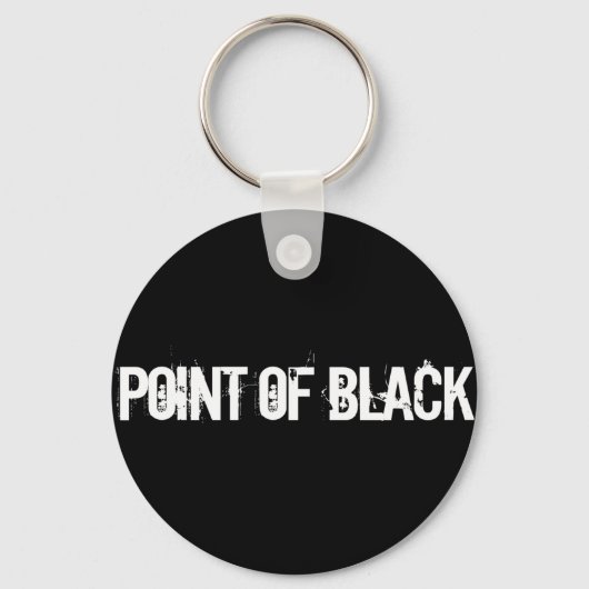 "Schwarzer Punkt" Schlüsselanhänger (Vorderseite)