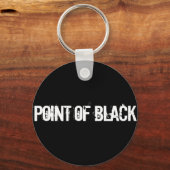 "Schwarzer Punkt" Schlüsselanhänger (Vorderseite)