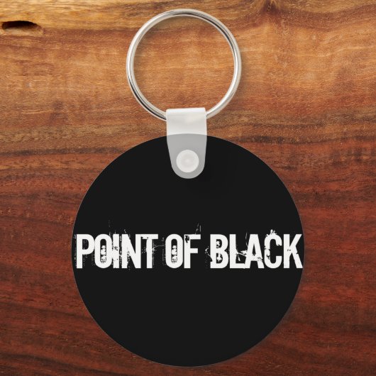 "Schwarzer Punkt" Schlüsselanhänger (Vorderseite)