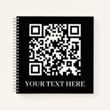 Schwarzer QR | Minimalistisches Scan-Me-Design