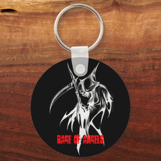 Schwarzer R.O.A.-Schlüsselanhänger Schlüsselanhänger (Vorderseite)