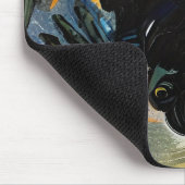 Schwarzer Rabe Mousepad (Ecke)