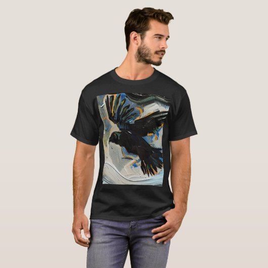 Schwarzer Rabe T-Shirt (Vorne ganz)