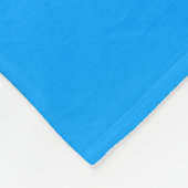 Schwarzer Rabe und Blauer Mond Fleecedecke (Ecke)