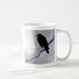 Schwarzer Raben-Vogel Kaffeetasse