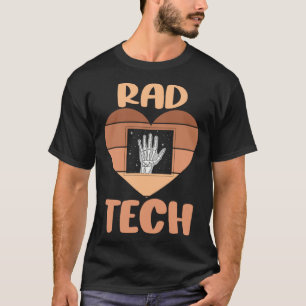 Schwarzer Radiologie-Technologe Rad Tech Woche Rön T-Shirt