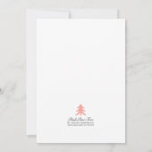 Schwarzer Rahmen Art Deco White Wedding Einladung (Rückseite)