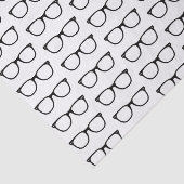 Schwarzer Rahmen-Retro Gläser Seidenpapier (Ausschnitt)