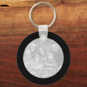 Schwarzer Rahmen-Schlüsselanhänger Schlüsselanhänger (Vorderseite)