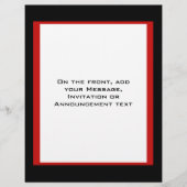 Schwarzer Rand Flyer (Vorne)