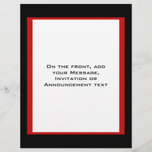 Schwarzer Rand Flyer