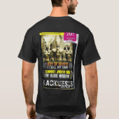 SCHWARZER RASTA-MESSIAS Basic Darkes T-Shirt (Rückseite)