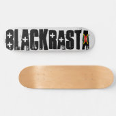 SCHWARZER RASTA-Skateboard Skateboard (Horizontal)