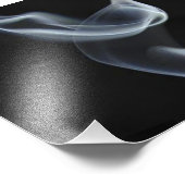 Schwarzer Rauch Fotodruck (Ecke)