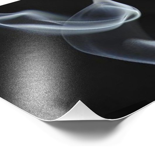 Schwarzer Rauch Fotodruck (Ecke)