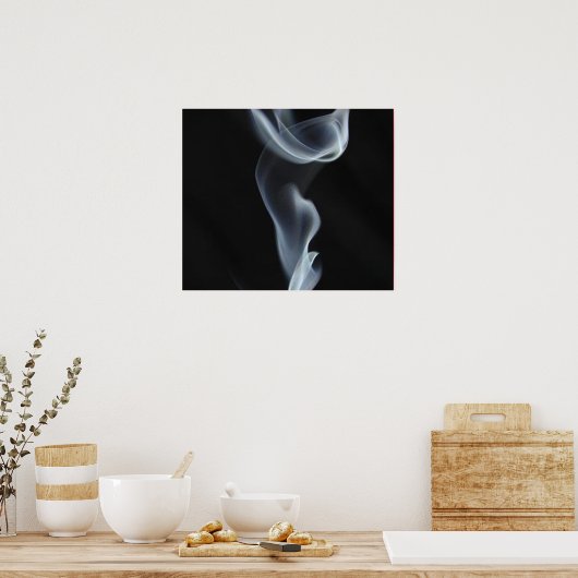Schwarzer Rauch Poster (Küche)
