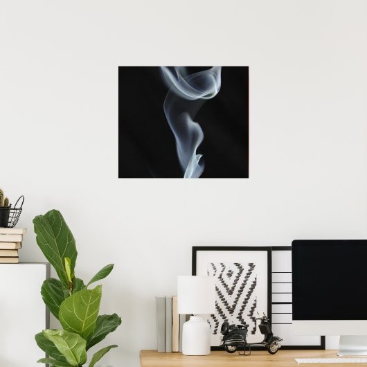 Schwarzer Rauch Poster (Heimbüro)