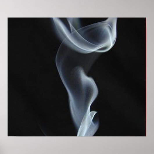 Schwarzer Rauch Poster (Vorne)