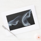 Schwarzer Rauch Rechteckiger Aufkleber (Umschlag)