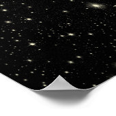 SCHWARZER RAUM STARTET BACKGRUNDS WALLPAPERS CUSTO POSTER (Ecke)