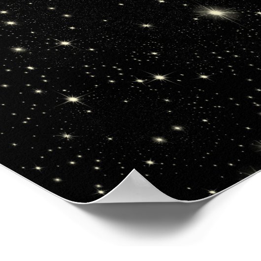 SCHWARZER RAUM STARTET BACKGRUNDS WALLPAPERS CUSTO POSTER (Ecke)