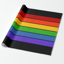 Schwarzer Regenbogen Streifen