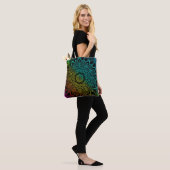 Schwarzer Regenbogen Tasche (Am Model)