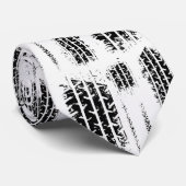 Schwarzer Reifen-Schritt auf Hals-Krawatte Krawatte (Gerollt)